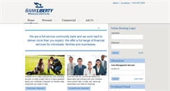 Desktop Screenshot of banklibertykc.com