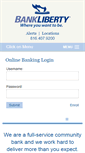 Mobile Screenshot of banklibertykc.com